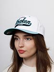 Бейсболка MITCHELL NESS арт. HHSS7286-SKRYYPPPWHIT Seattle Kraken NHL (голубой / белый)